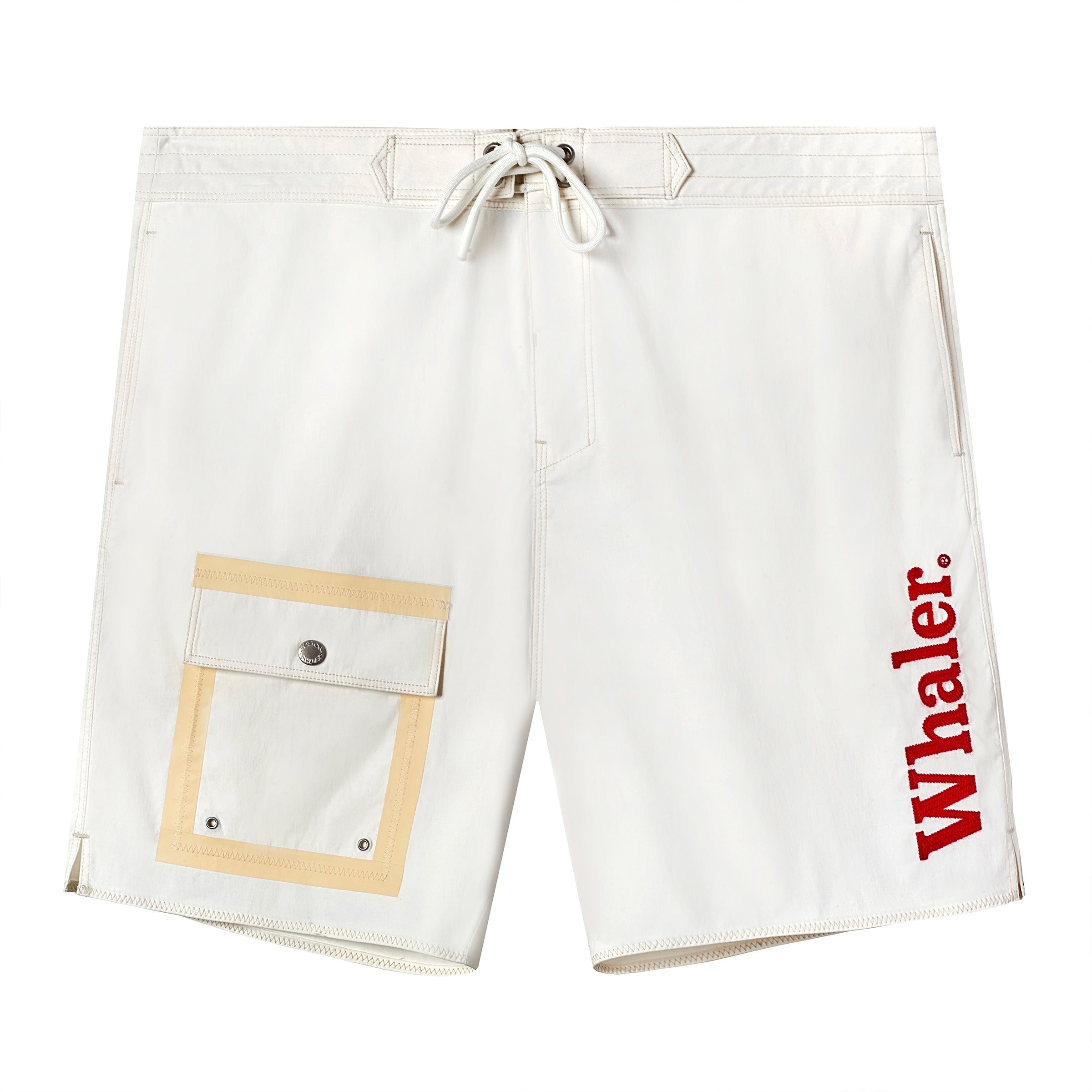 Tombolocompany 'Boston Whaler' Board Shorts (White)