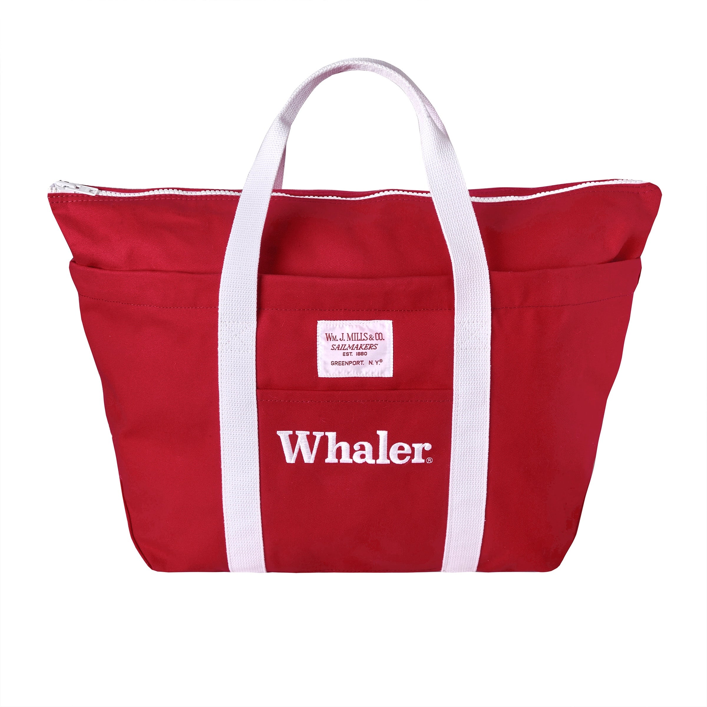 'Boston Whaler' Wm. J. Mills & Co. Zip Tote (Red)