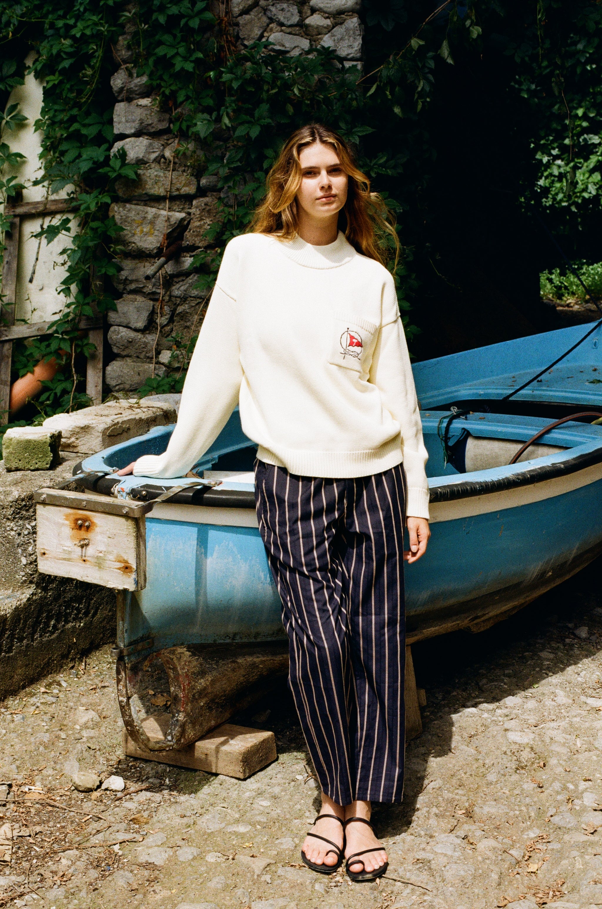 Mariner Sweater (Beige) – Tombolo Company