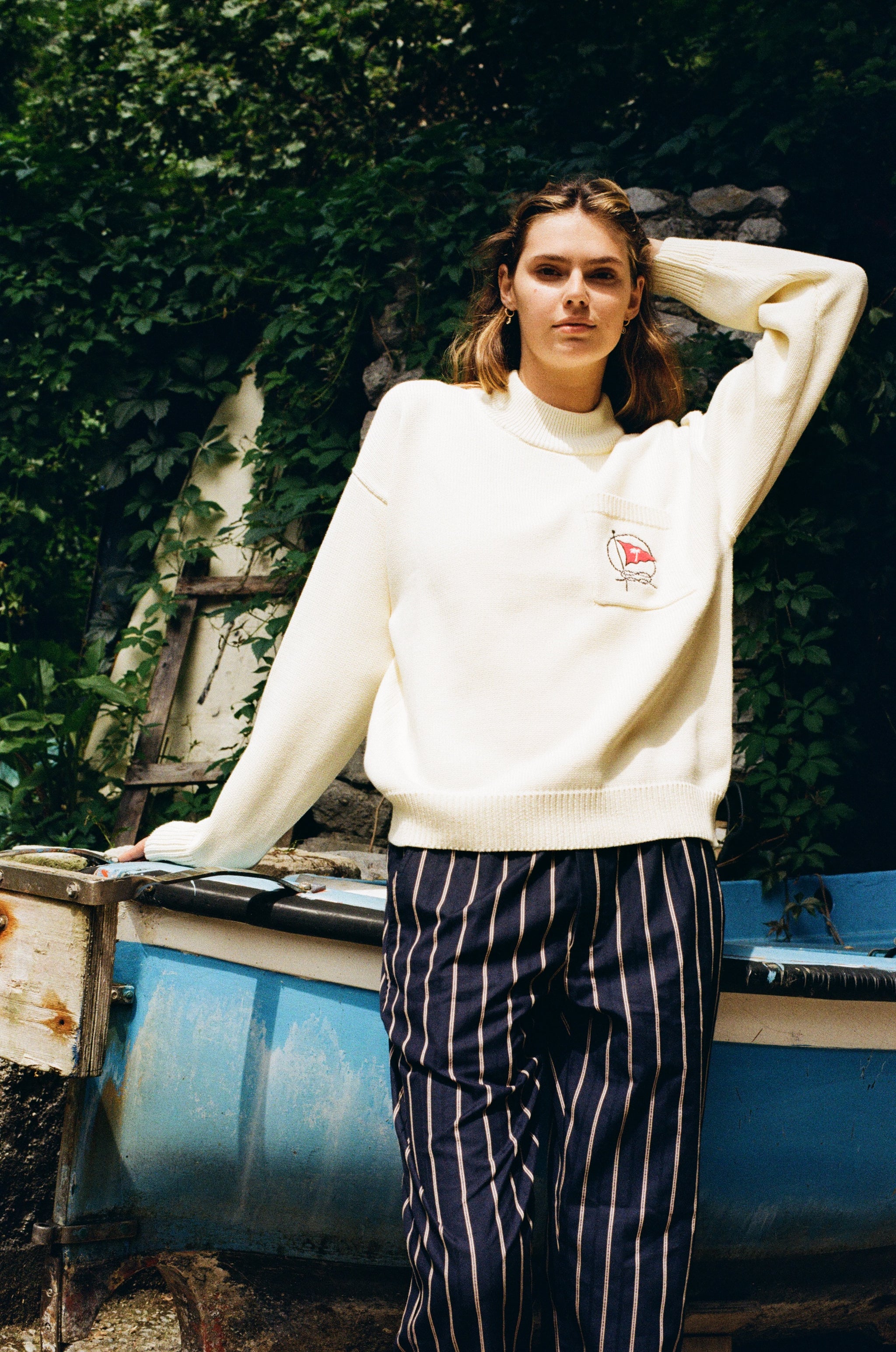 Mariner Sweater (Beige) – Tombolo Company