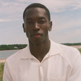 Raglan Mesh Polo (White)