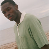 Raglan Terry Polo (Green)