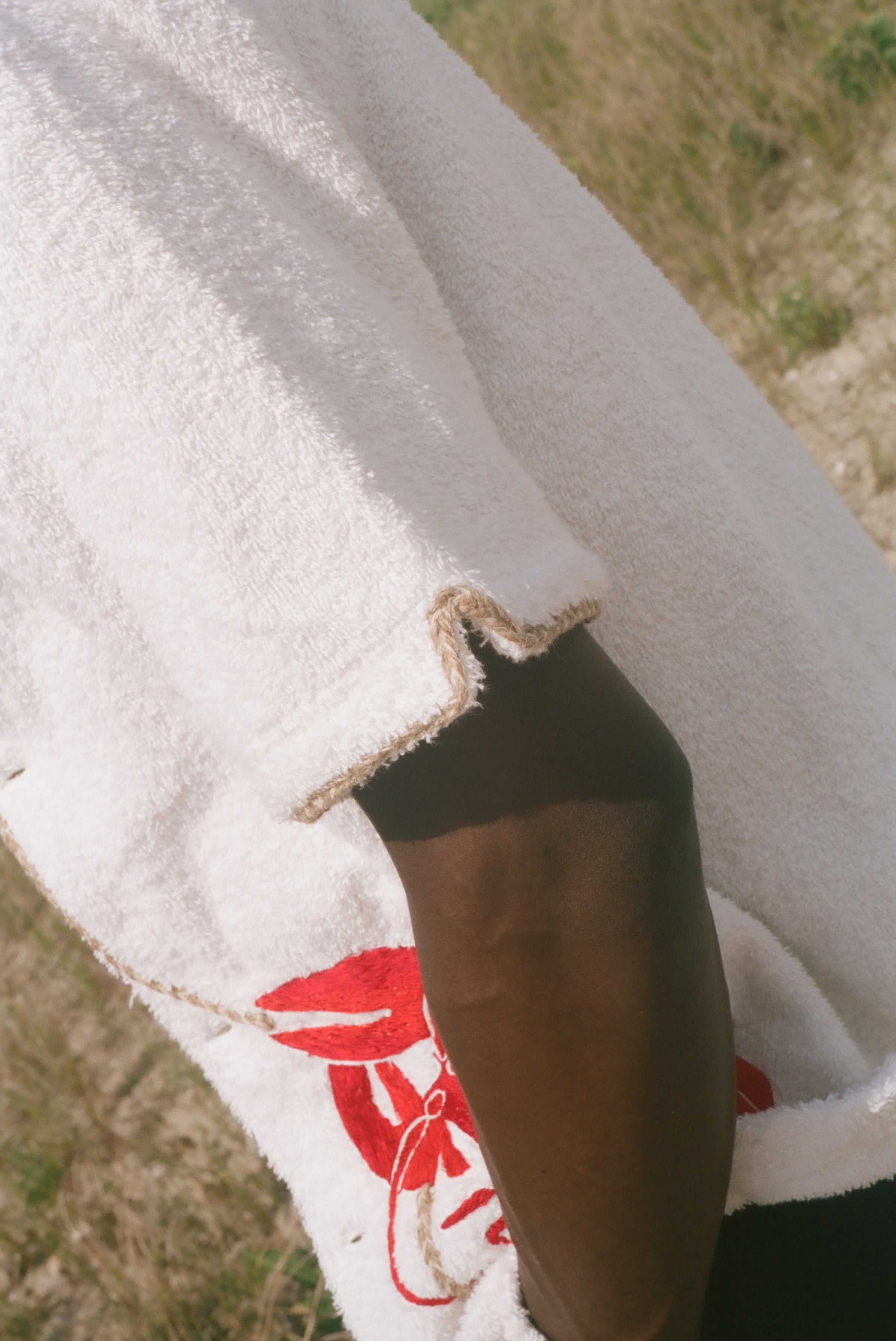 Close-up of the sleeve detail.