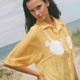 ‘Puff-Up Bra’ ~ Relaxed Crop Cut (Yellow)