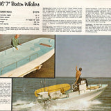 Advertisement for 16'7" Boston Whalers boat with images of the boat and pricing information.