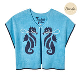 'Straight From the Seahorse’s Mouth' Hand Towel Top