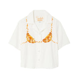 'Teeny-Weeny-Croissantkini' ~ Relaxed Crop Cut (Seersucker)