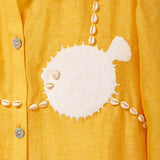 ‘Puff-Up Bra’ ~ Relaxed Crop Cut (Yellow)