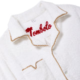 Close-up image of the interior logo.