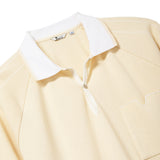 Raglan Mesh Polo (Beige)