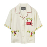 'Just a Pinch' Cabana ~ Relaxed Crop Cut