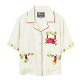 'Just a Pinch' Cabana ~ Relaxed Crop Cut