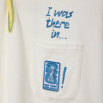 Embroidered 'I was there' and FIFA World Cup logo on a white background