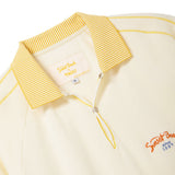 ‘Sunset Beach’ Raglan Terry Polo