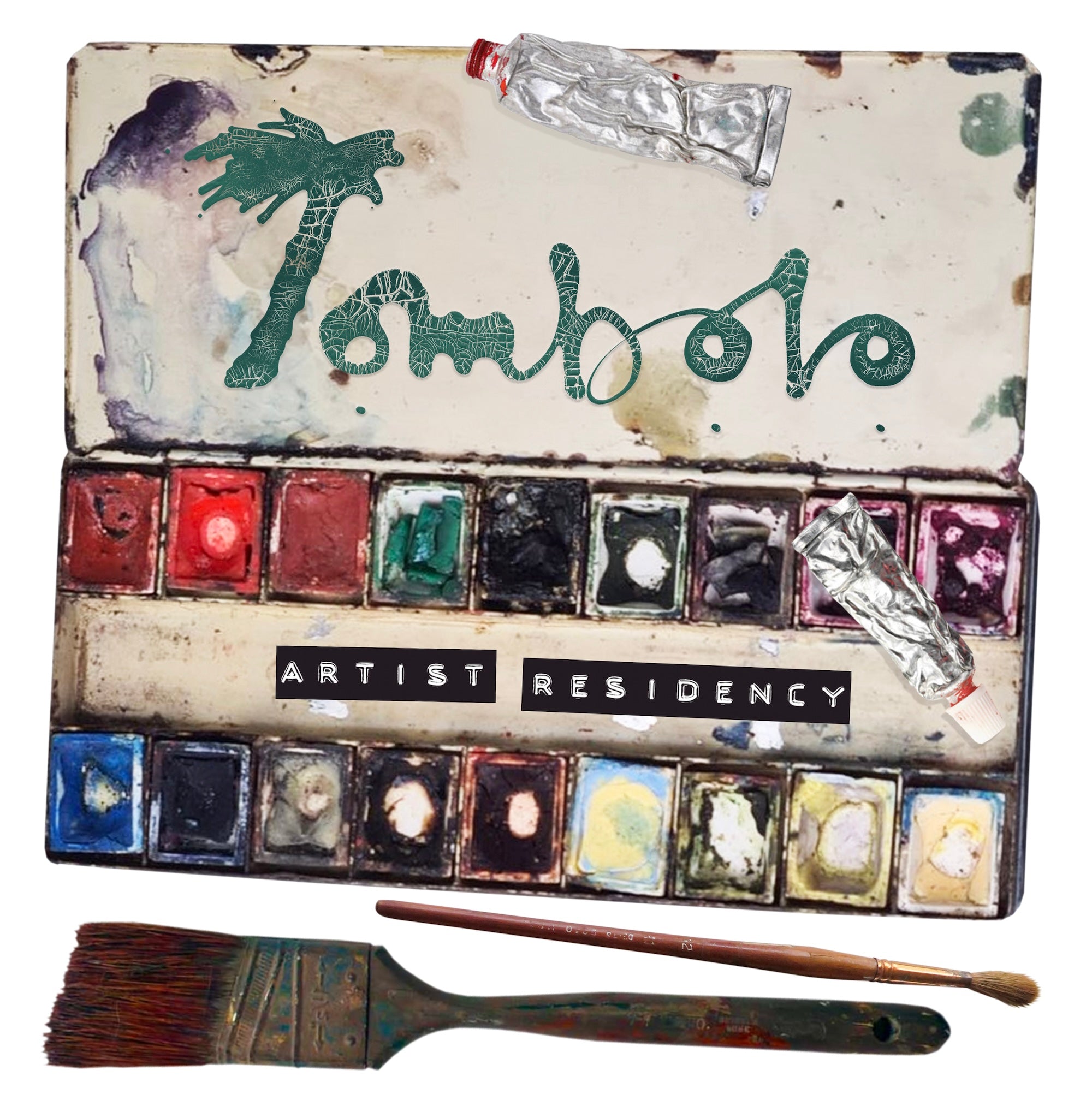 Tombolo Artist Residency graphic.