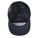 Interior-facing product image of the 'Boston Whaler' 5-Panel Souvenir Cap.