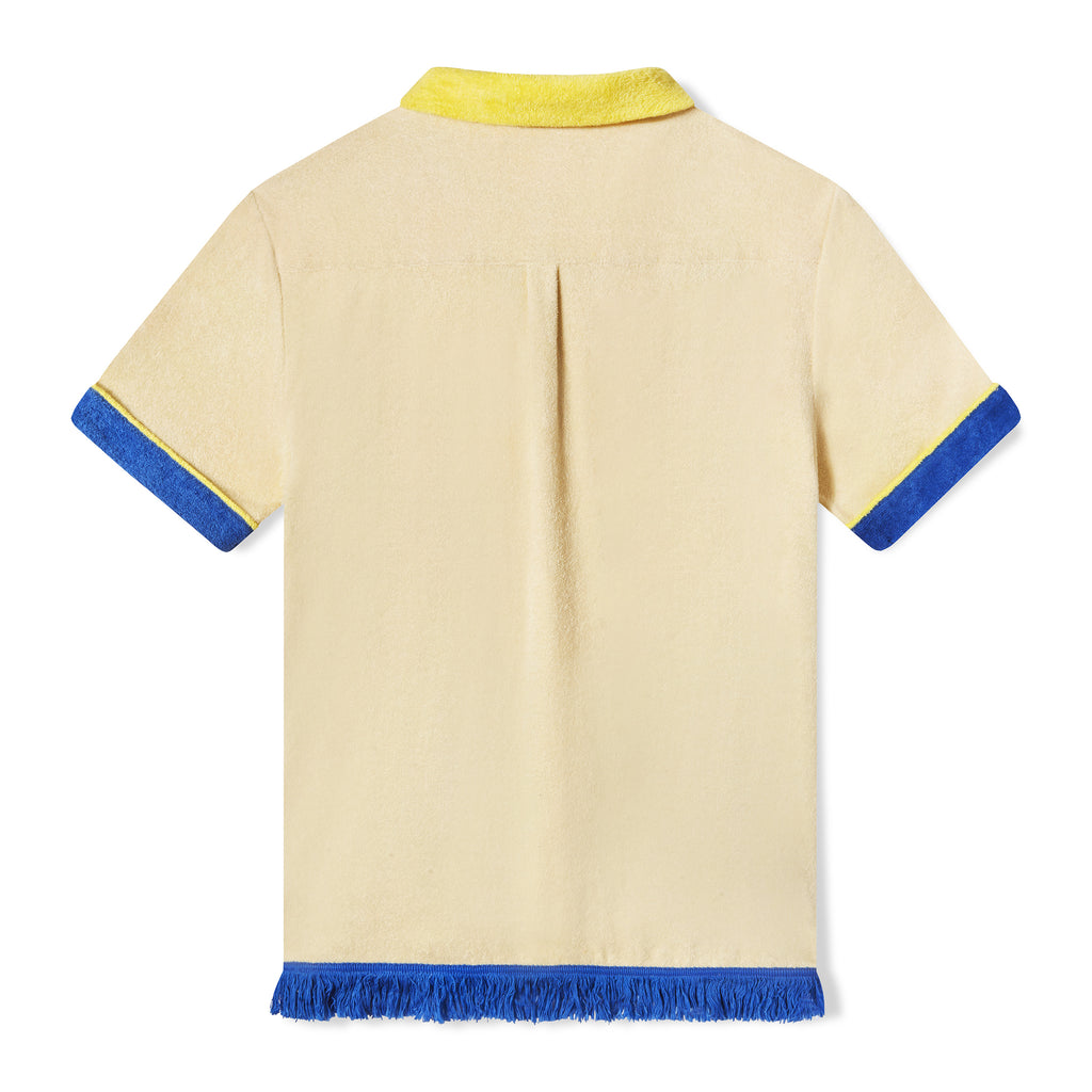 Backwards-facing product image of the 'Boston Whaler' No nibbles cabana.