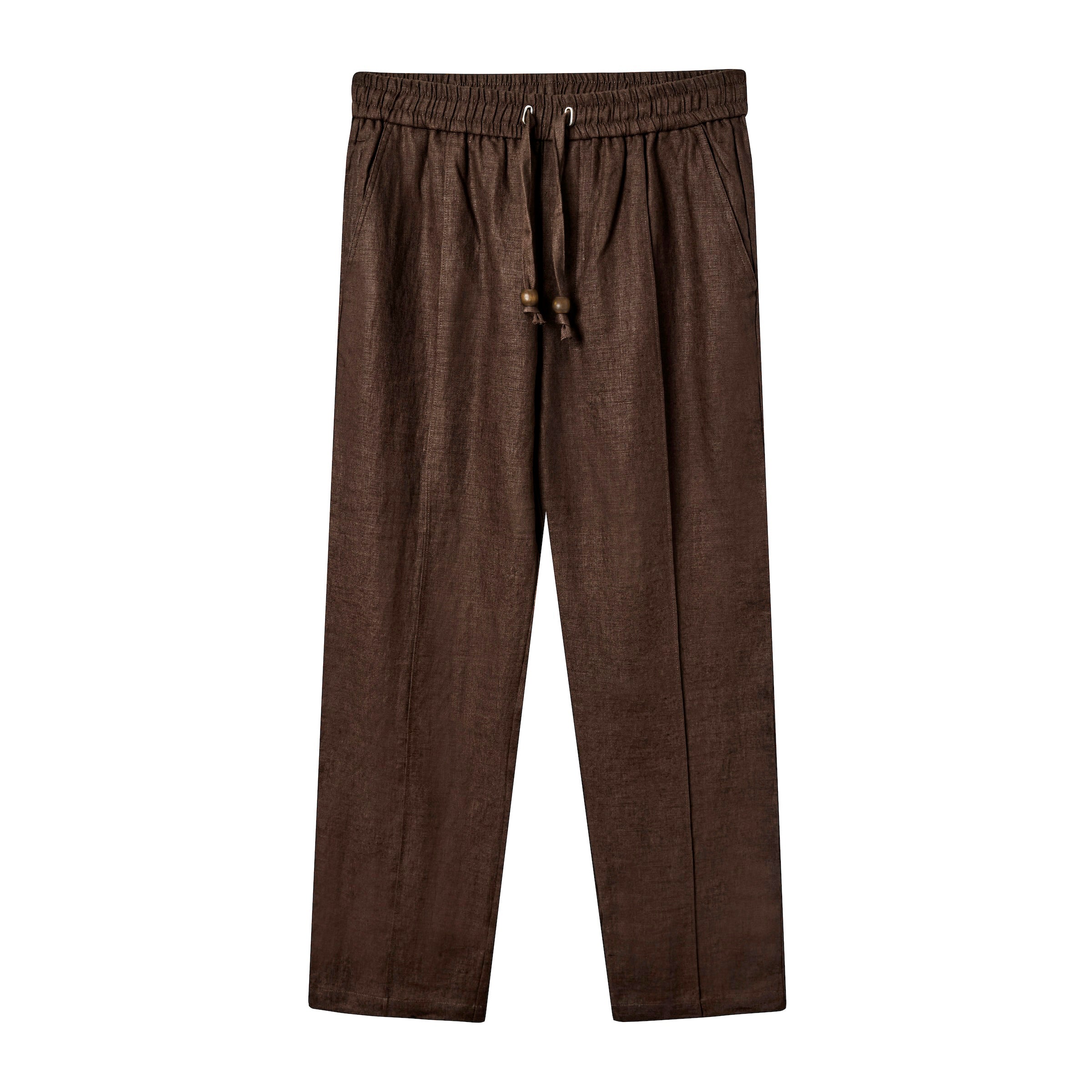 Easy-Going Pants (Brown Linen) – Tombolo Company