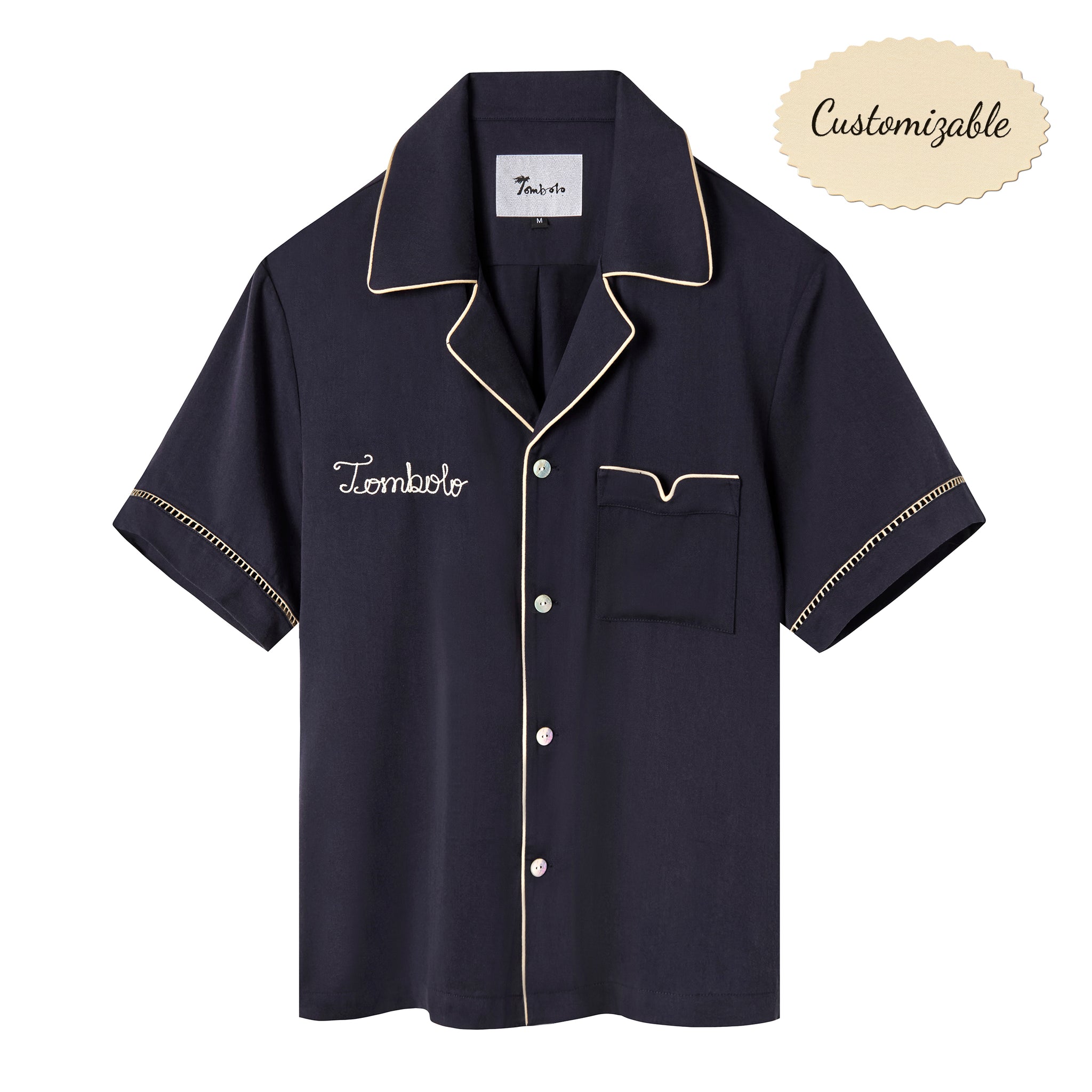 Customizable Cabrisa Shirt (Navy) – Tombolo Company