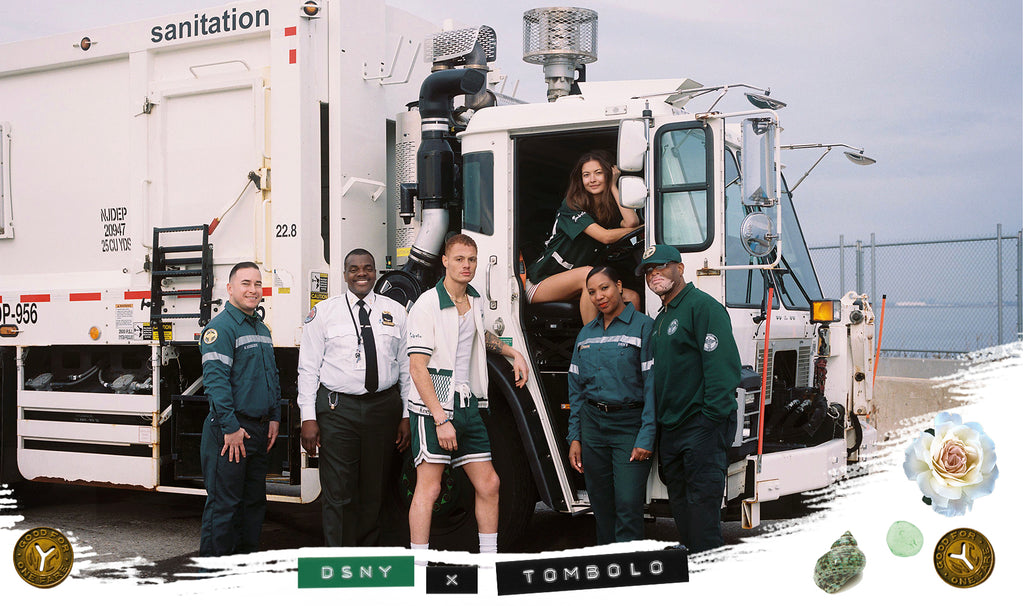 DSNY x Tombolo capsule featuring DSNY team and models