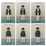 Woman wearing quilted jacket in size extra small to medium to demonstrate sizing