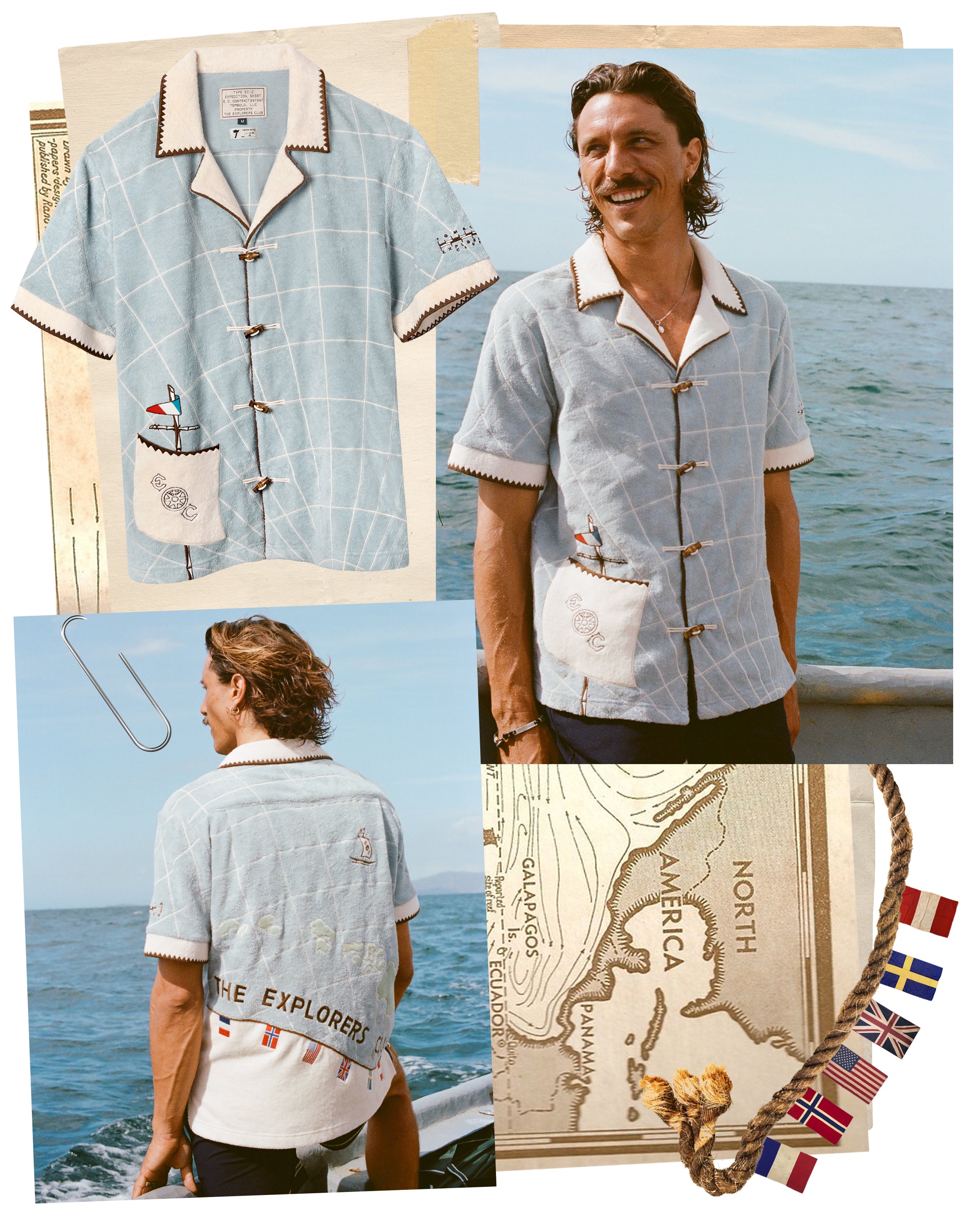 Collage of the EC Expedition Cabana.