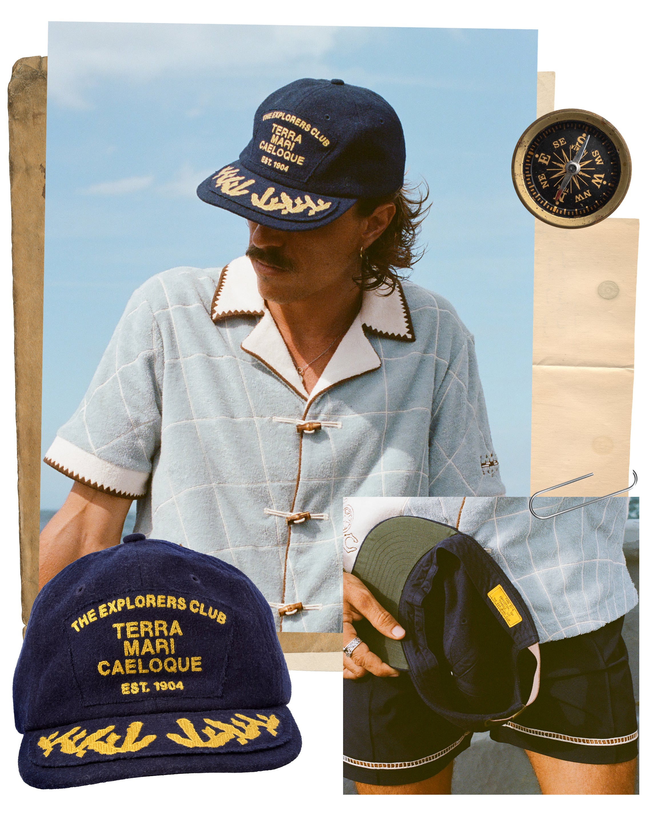 Collage of the Souvenir Cap.