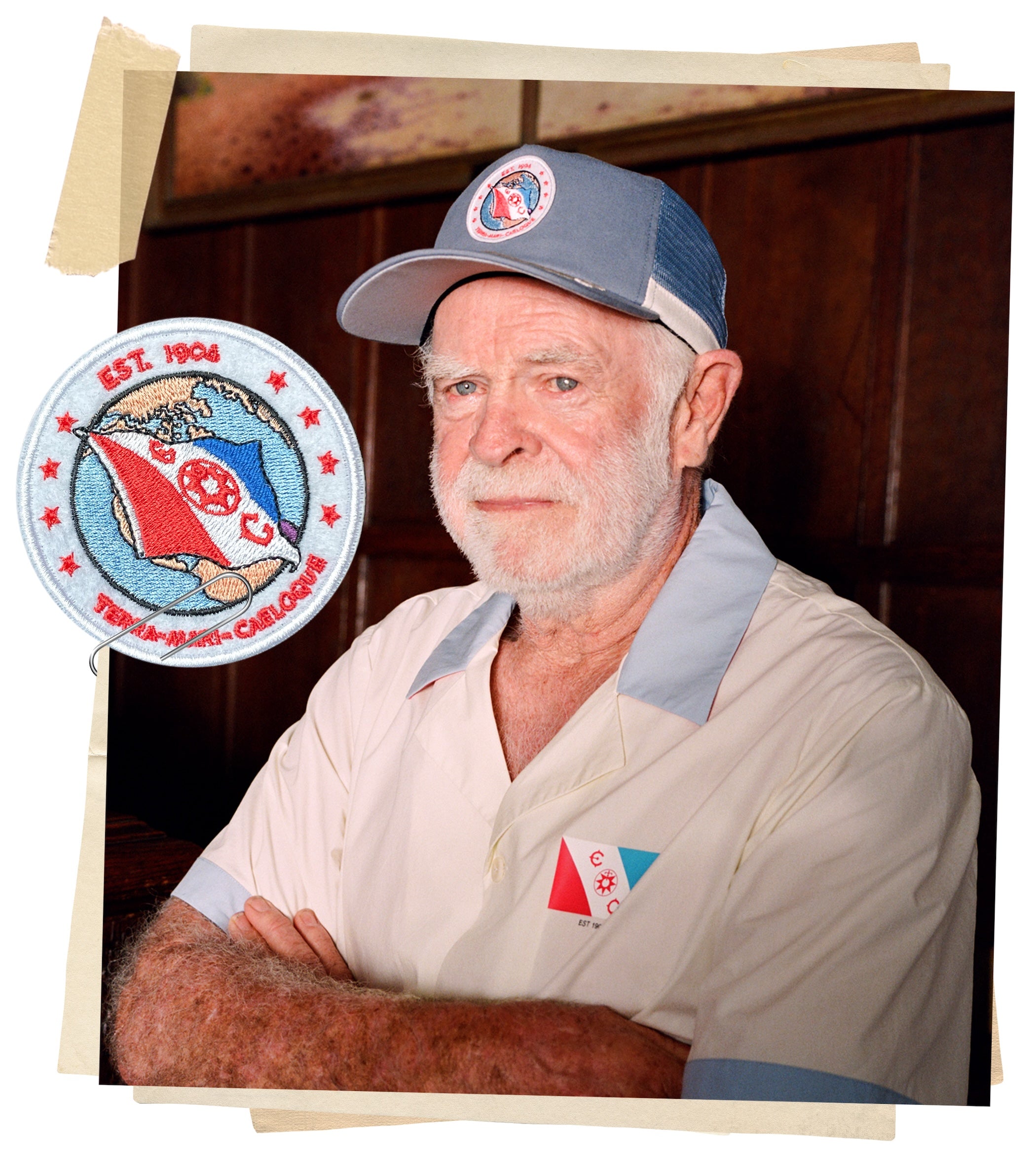 Explorer's Club member wearing the EC Hat and Field Uniform.