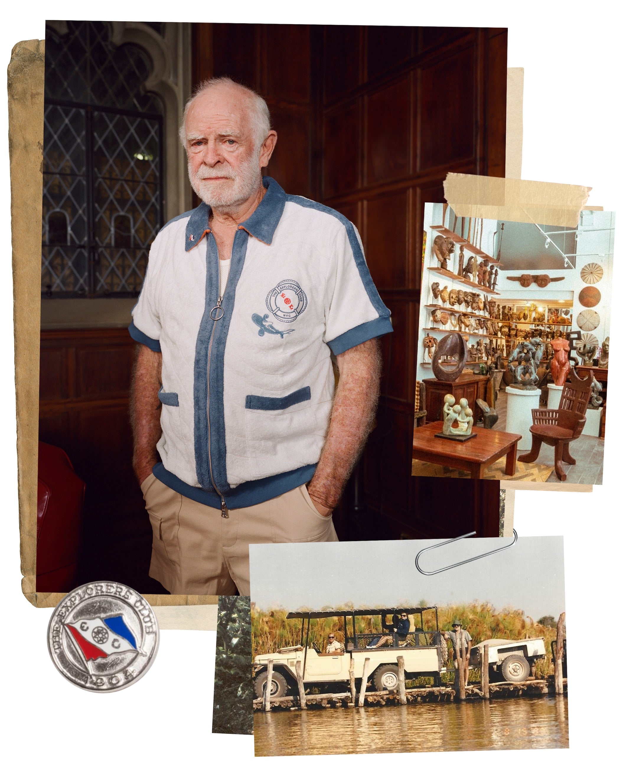Explorer's Club member Brian Gaisford, who has been an Explorers Club member for nearly fifty years.