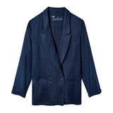 Easy-Going Jacket (Navy Linen)