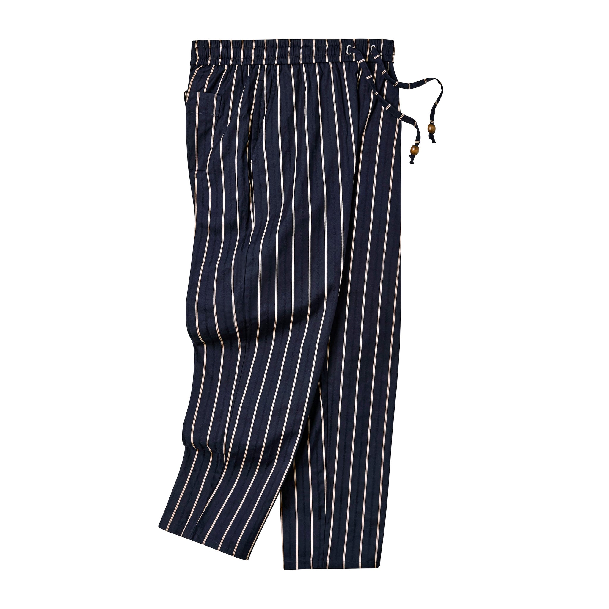Pinstripe Striped Tie Waist Pants Avery Tie-Waist Pinstripe