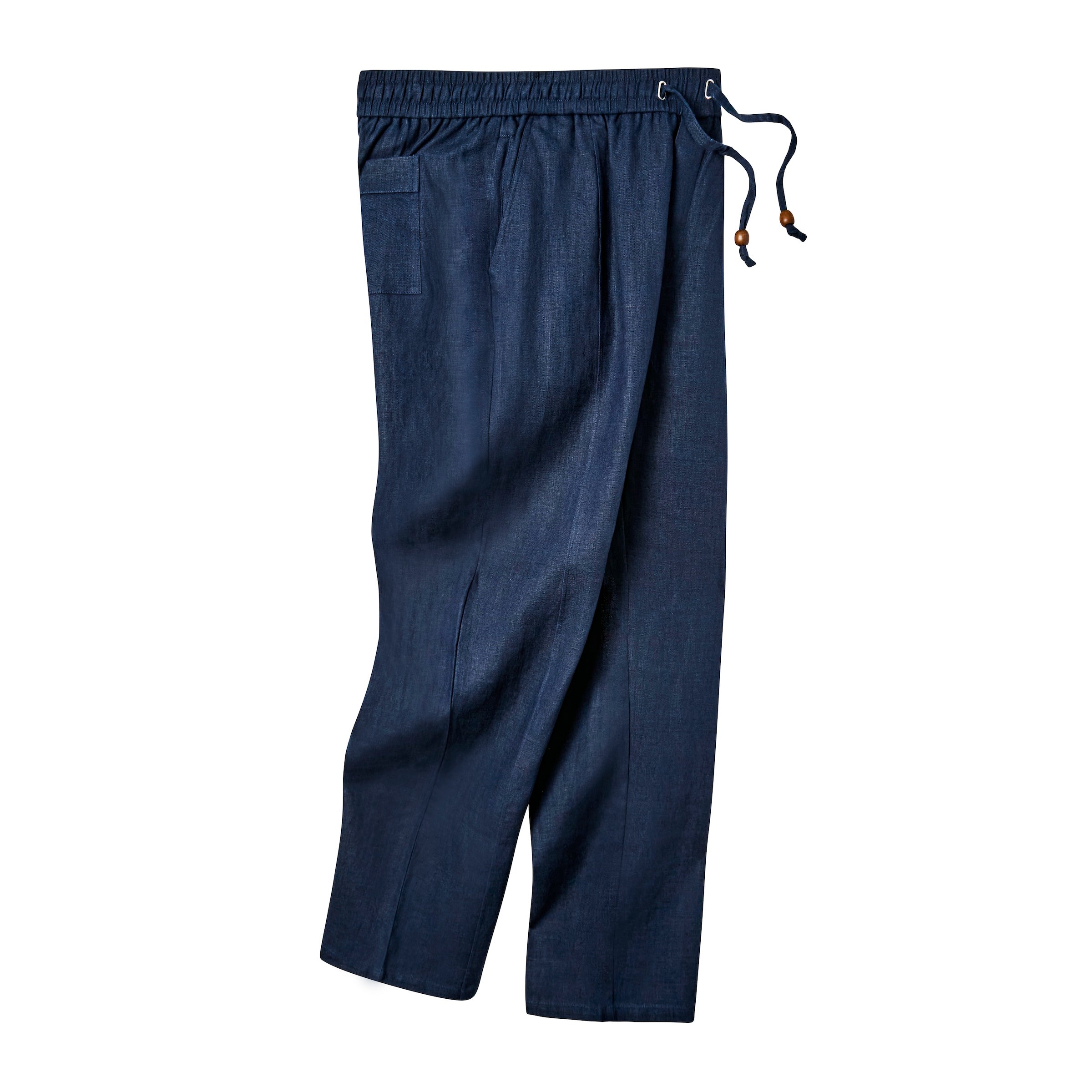 Easy-Going Pants (Navy Linen)
