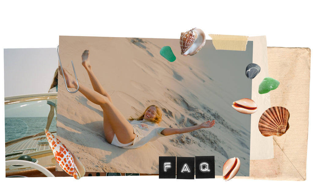 FAQ picture of woman lying in sand dune