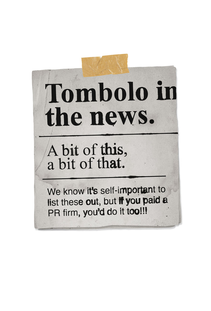 Tombolo in the news.