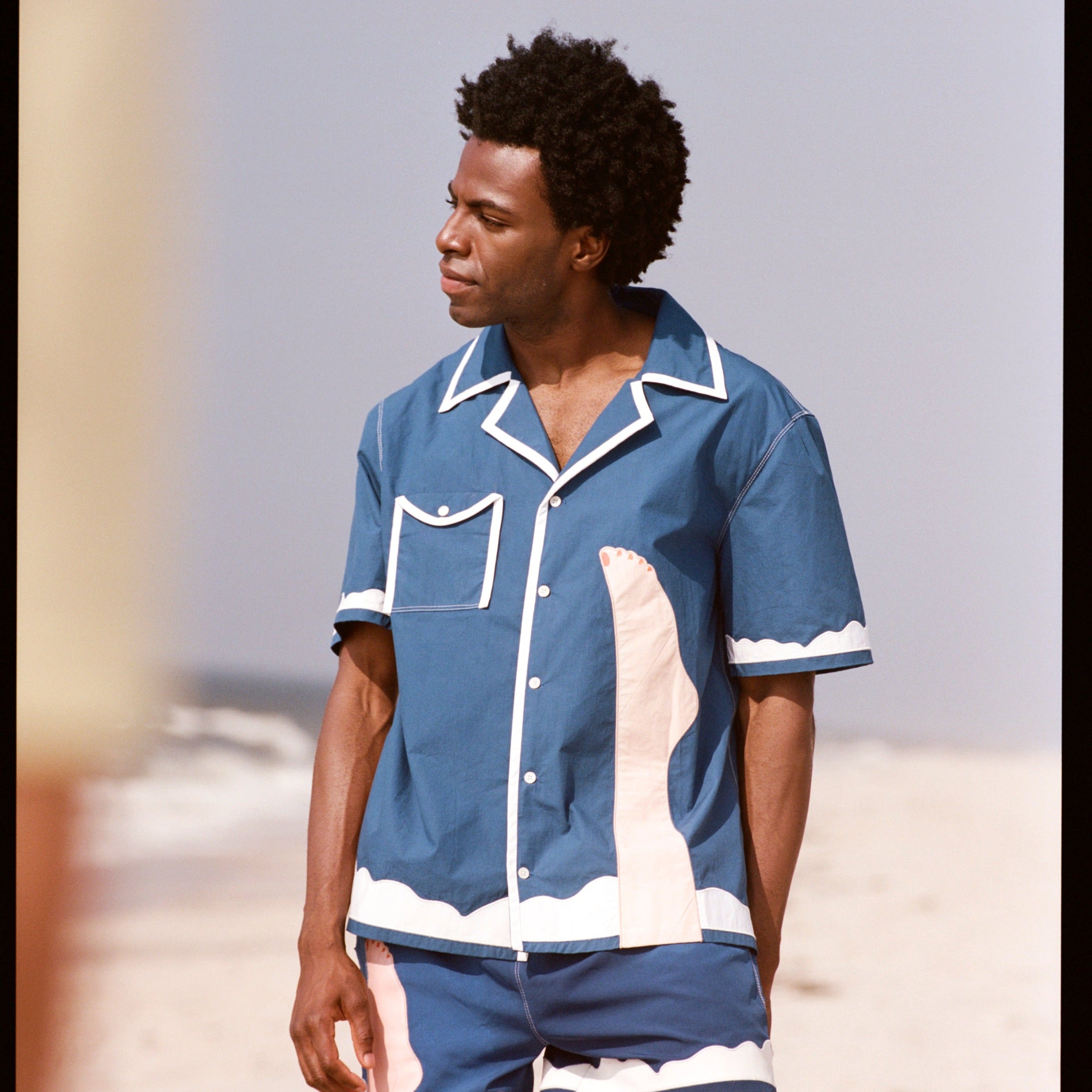 Man wearing wesselman matching set