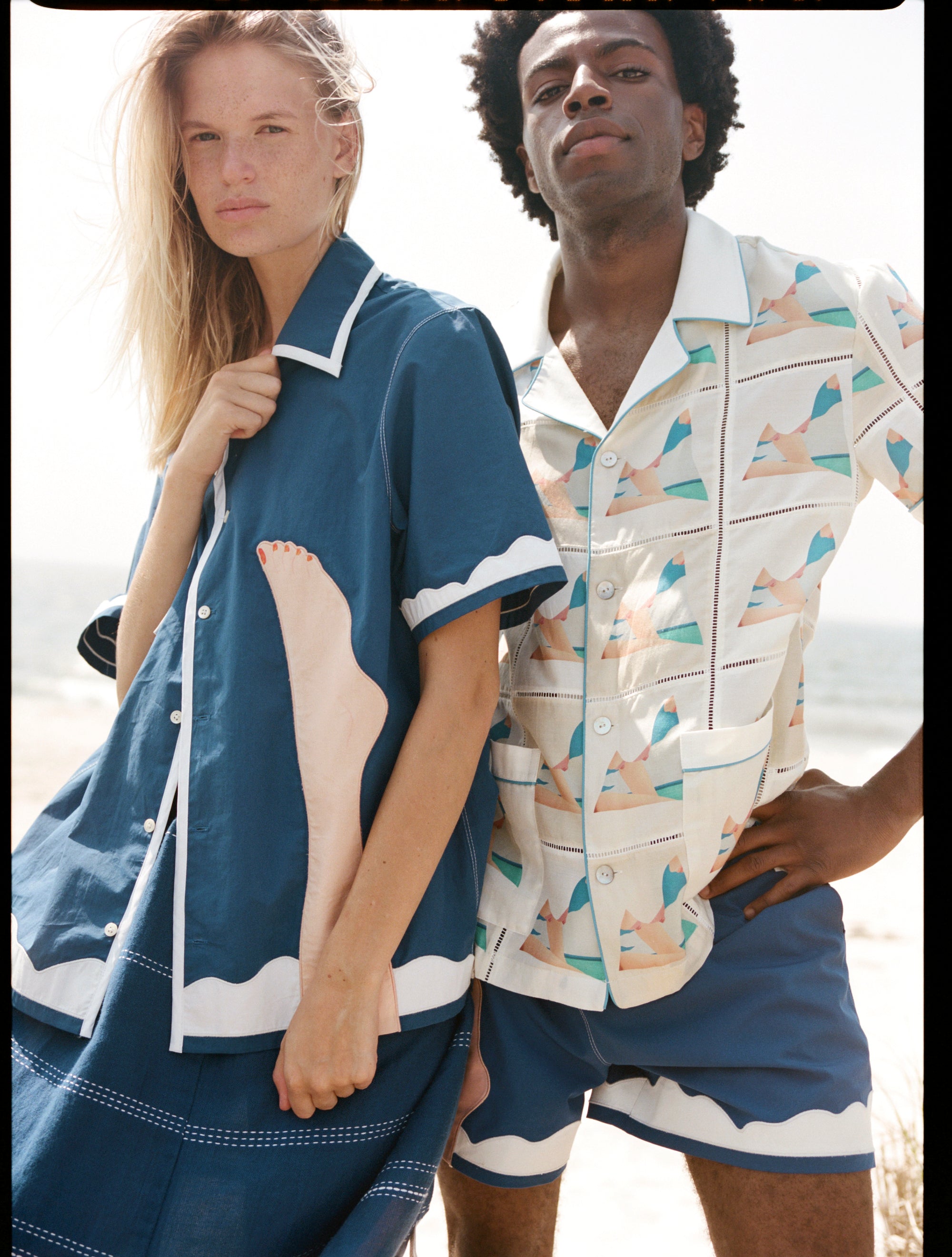 Tom Wesselmann - Seascape #2' Camp Collar – Tombolo Company