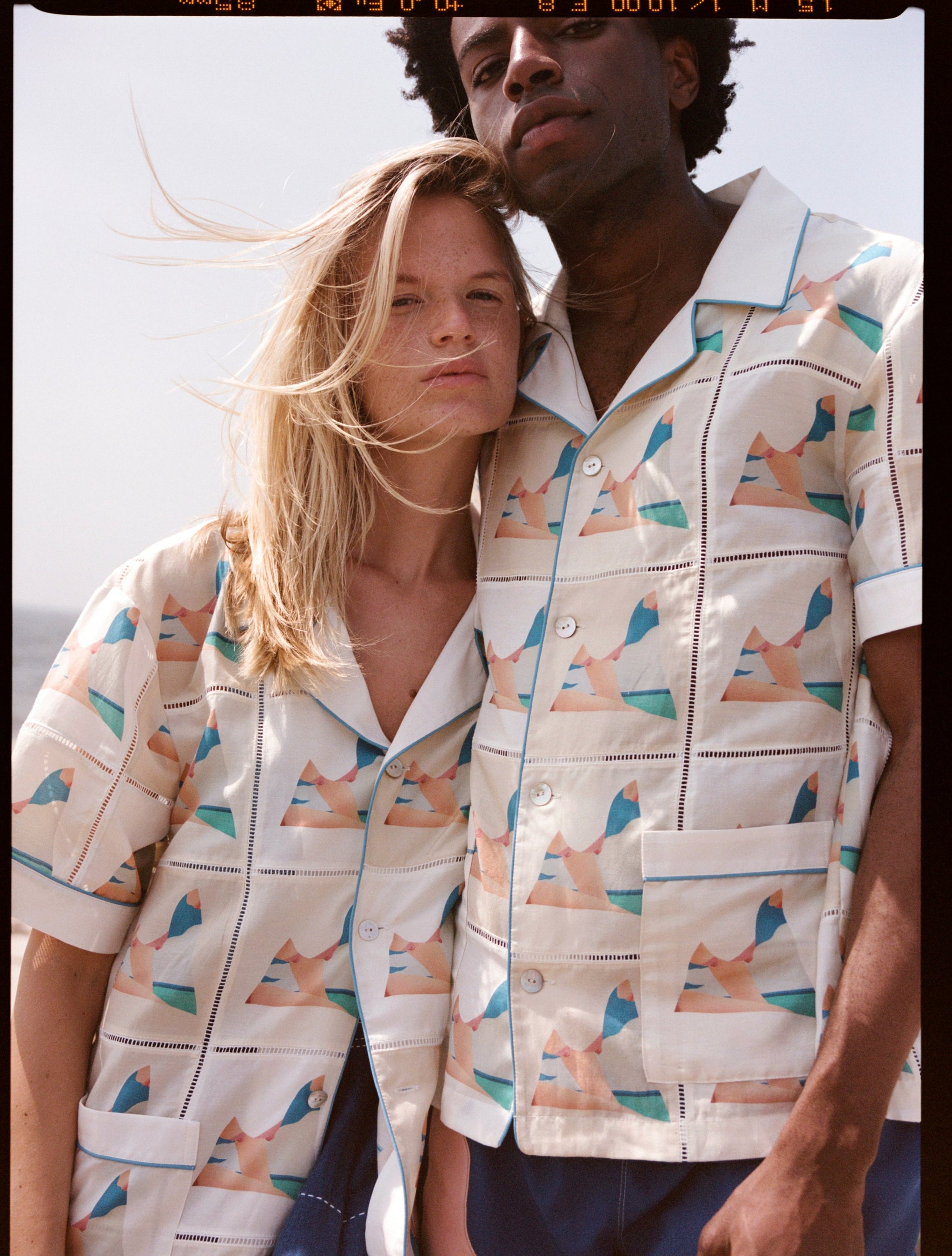 Tom Wesselmann - Seascape Drop-Out' Patchwork (Silk & Cotton Twill