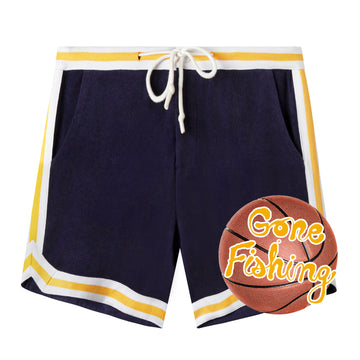 Shorts with Gone Fishing Tag