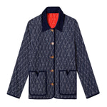 Tombolo Navy quilted jacket