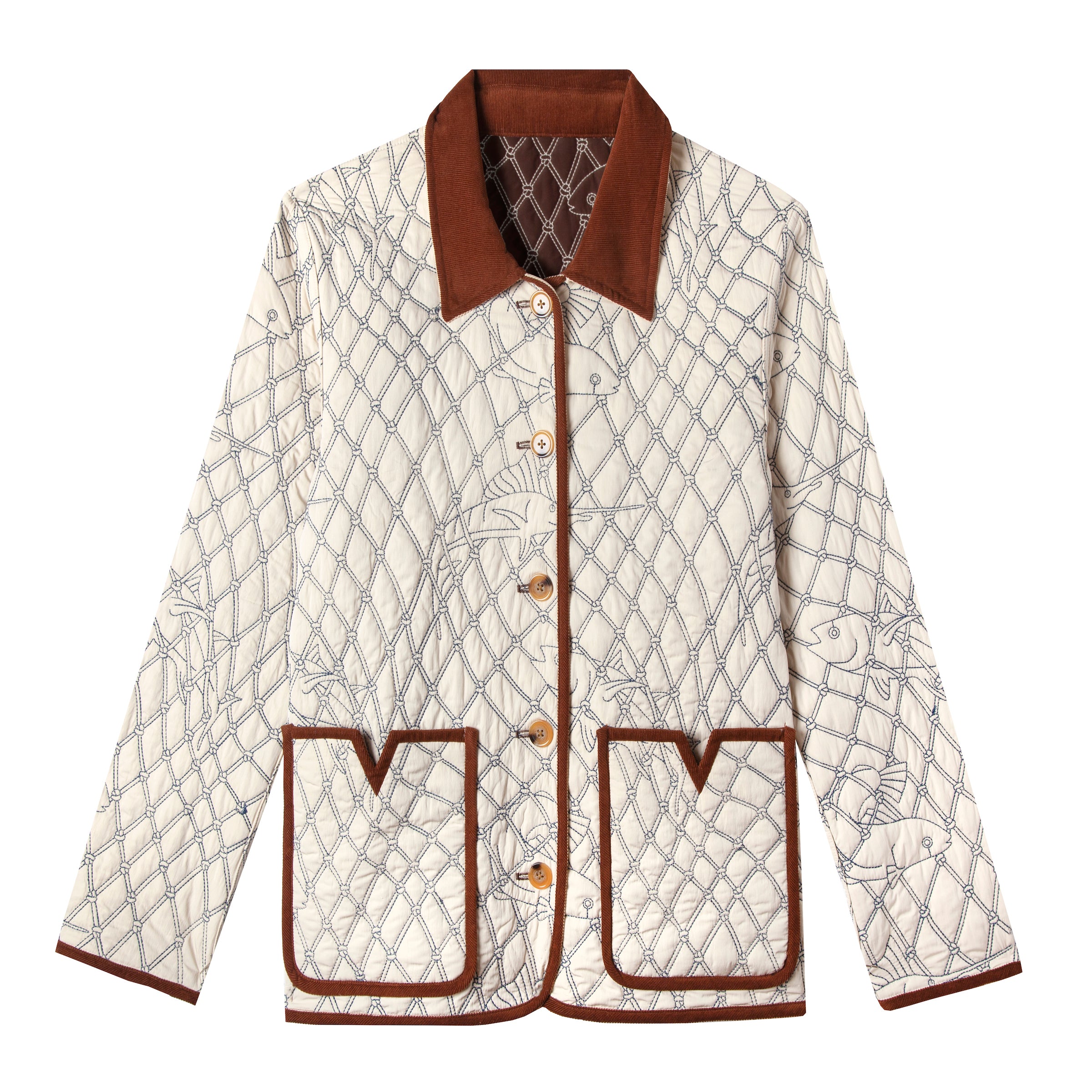 Off white reversible jacket