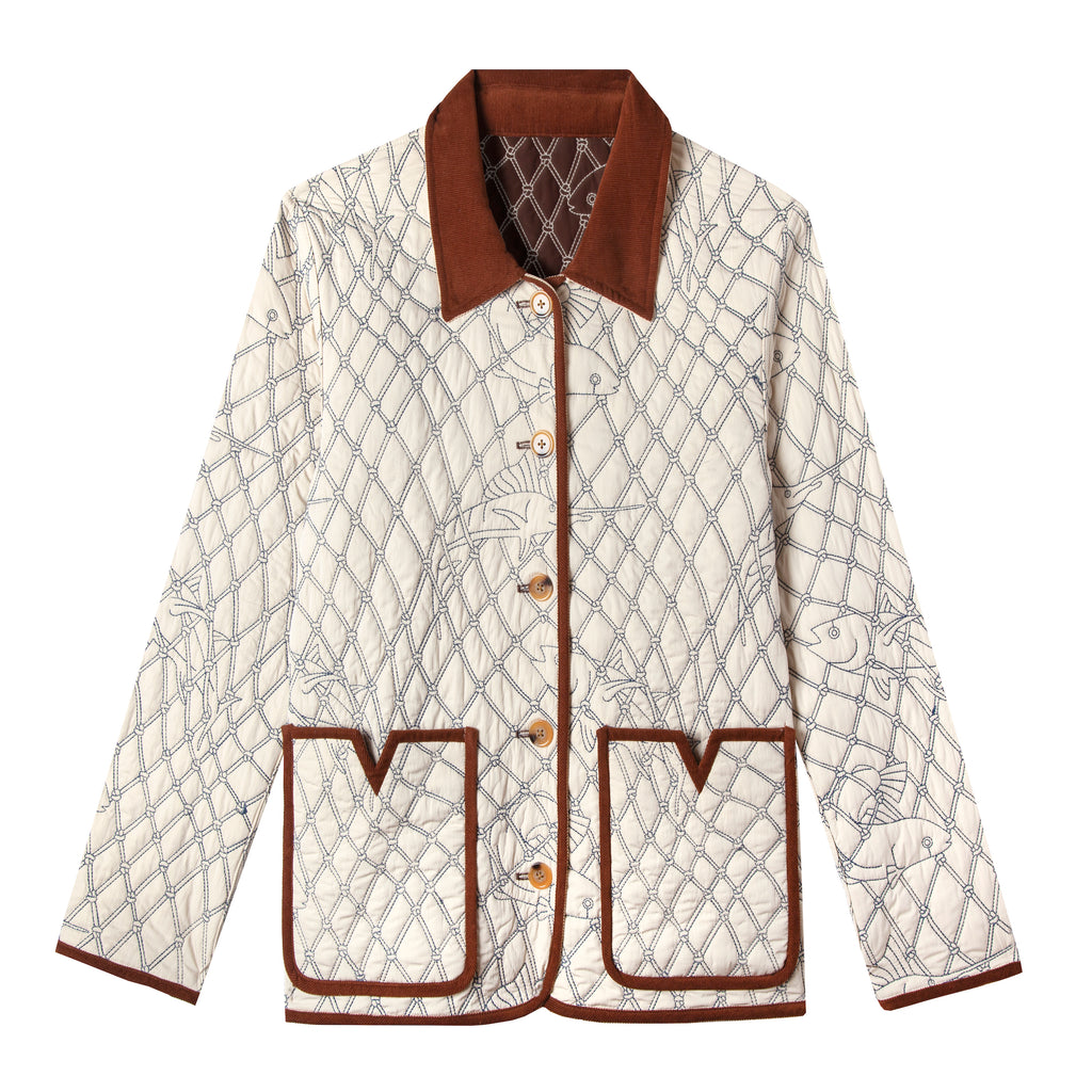 Off white reversible jacket