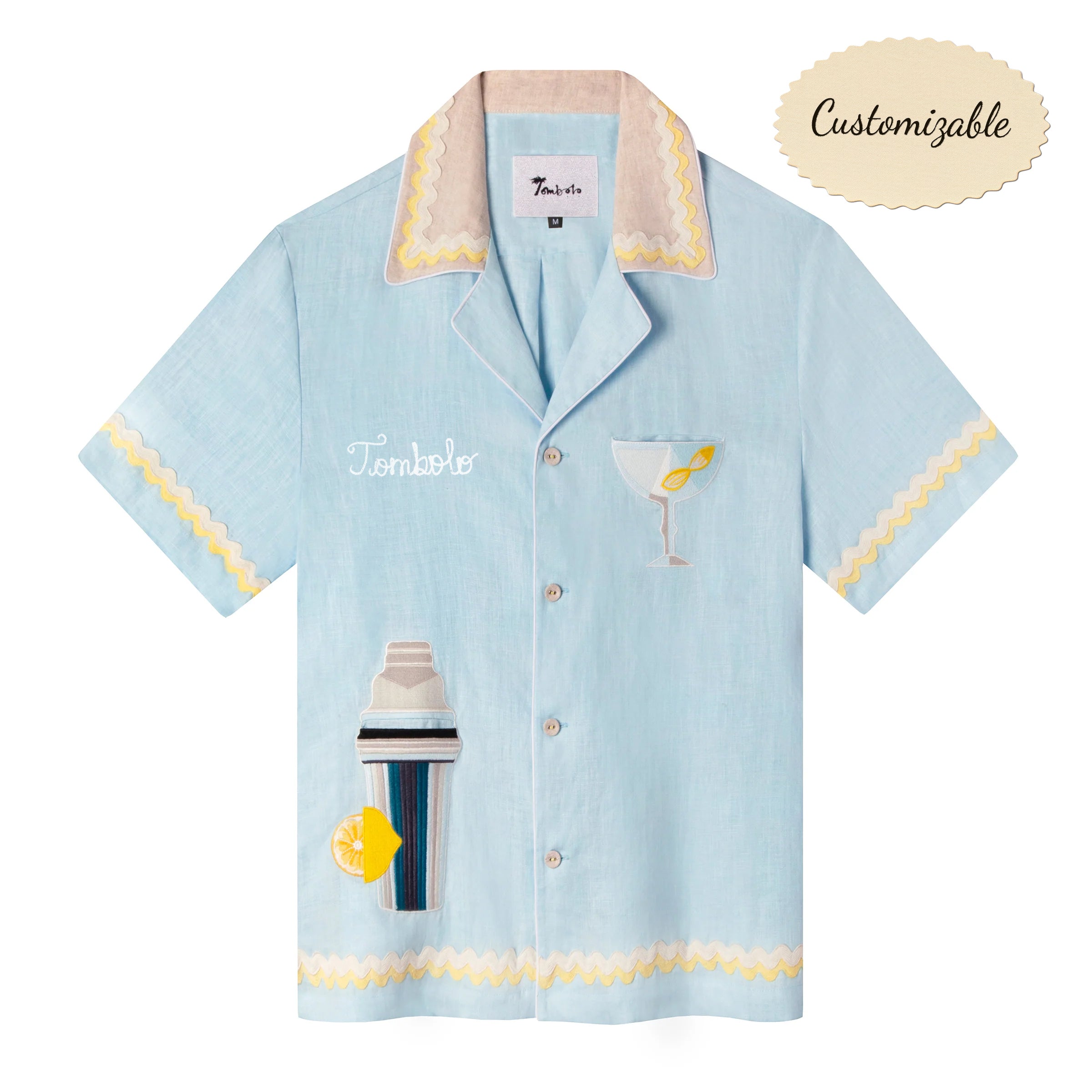 Alexis Zambrano x Tombolo' Martini Cabana Shirt (Linen) – Tombolo