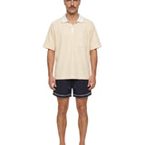 Raglan Mesh Polo (Beige)