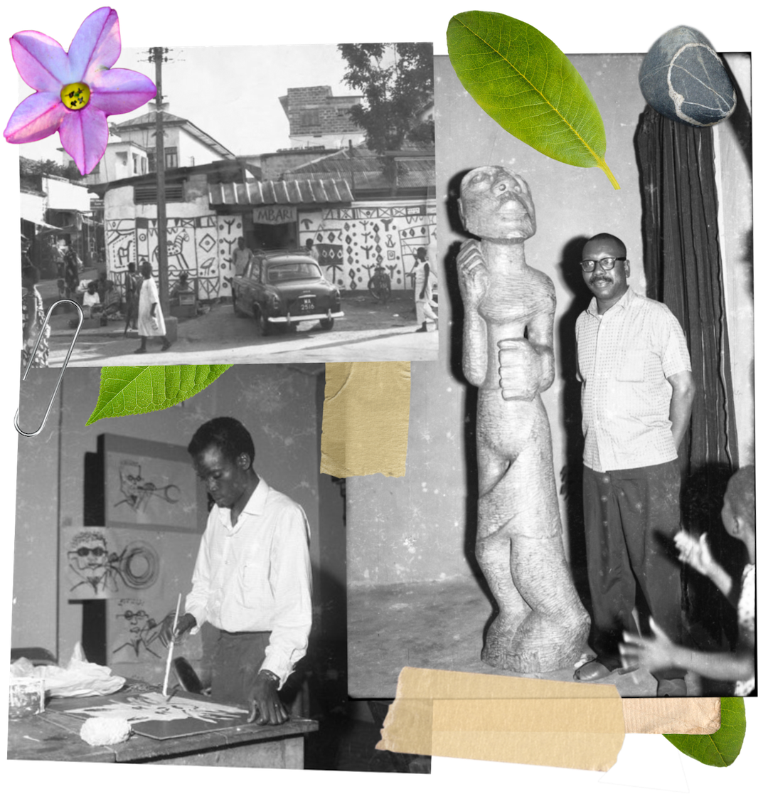 collage of osogbo artists