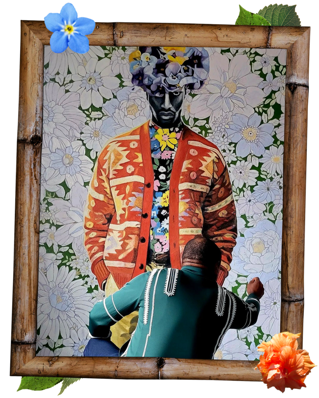 Framed image of Wole Lagunju 