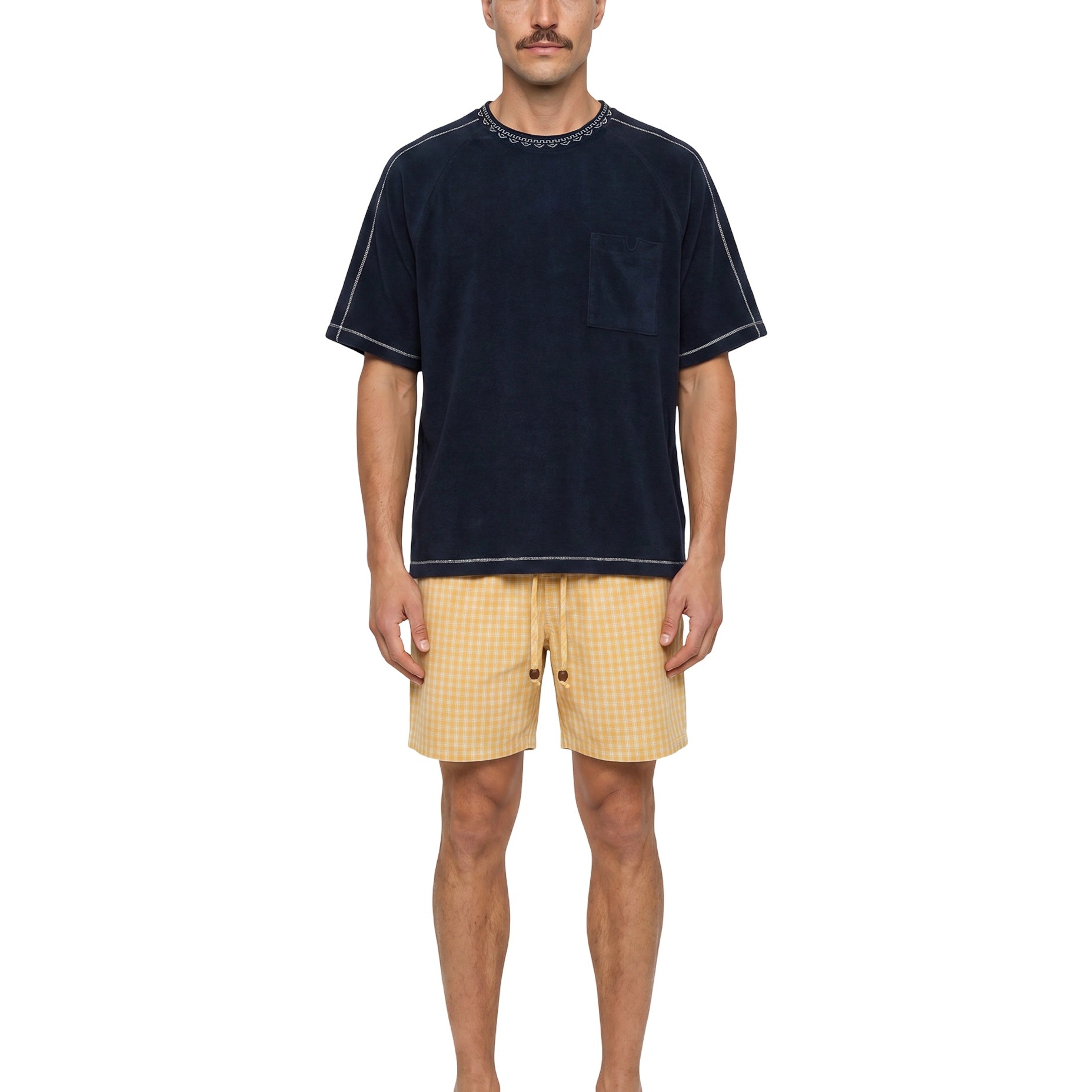 Raglan Terry Tee (Navy)