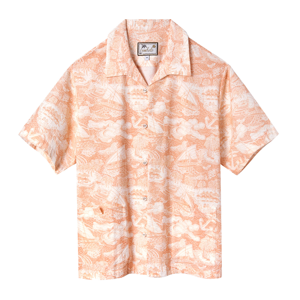 Voyager Shirt (Coral Seersucker) – Tombolo Company