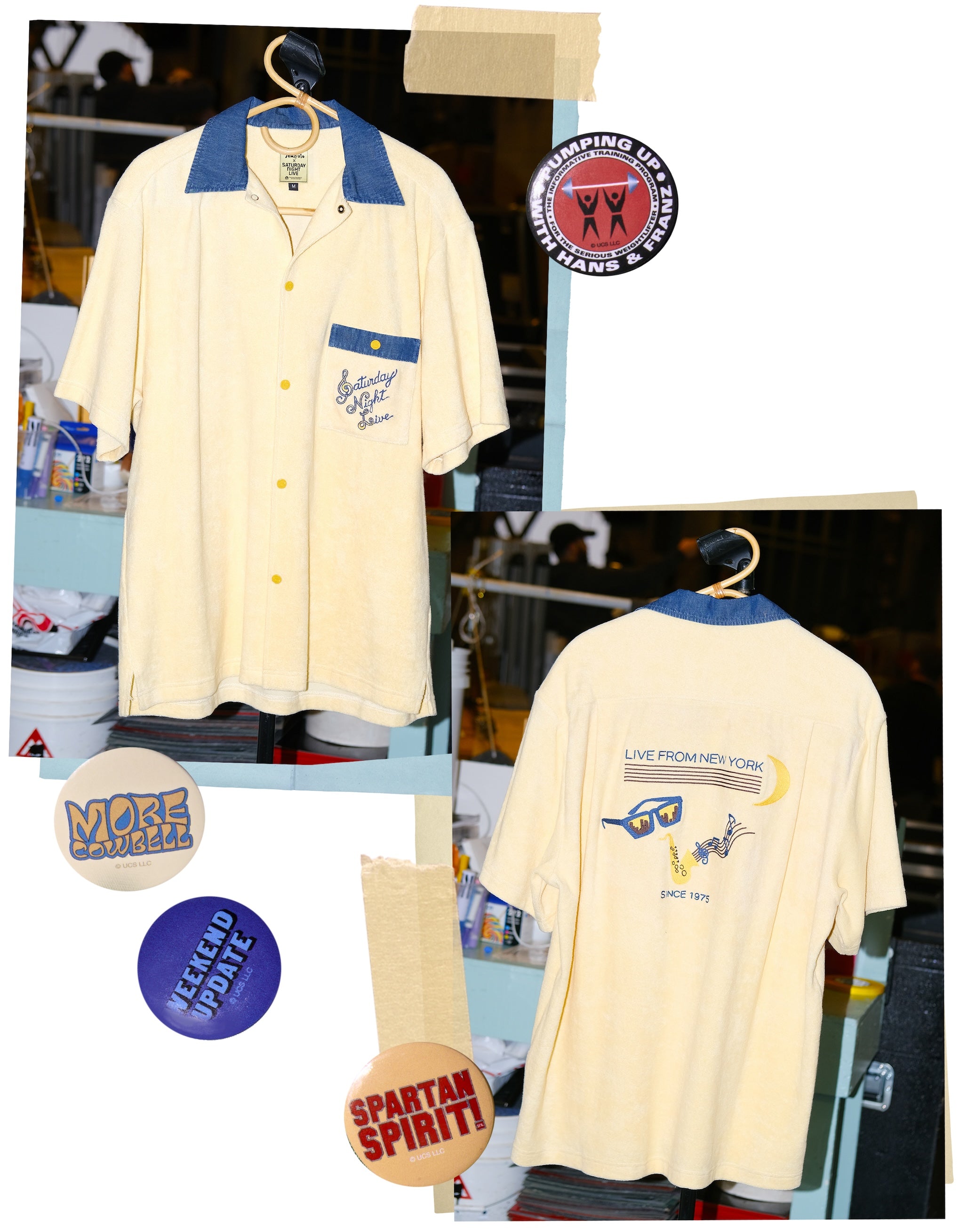 SNL Cabana + SNL pins. 