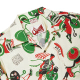 Close-up of custom Le Sirenuse x Tombolo interior label.