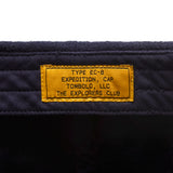 Interior label of Explorers Club Cab reading "Type EC-8. Expedition, Cap. Tombolo, LLC. The Explorer's Club" 